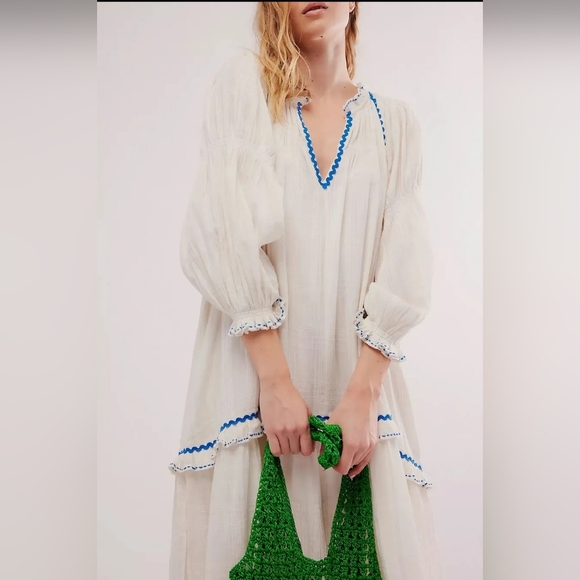 FREE PEOPLE  Style withThank Me Later Midi Dress - Picture 3 of 3